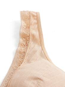 Moonlight & Mama Maternity Solid Color, Simple And Minimalist, Open-Front Breastfeeding Bra , One-Piece