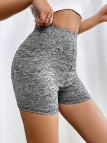 SHEIN PETITE Women 2-Piece High Waist Short Casual Everyday Leggings