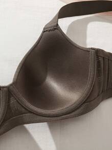 3 件套休闲柔软舒适宽肩带文胸，聚拢透气设计，带钢圈，日常百搭装 - 彩色 - 查看 5