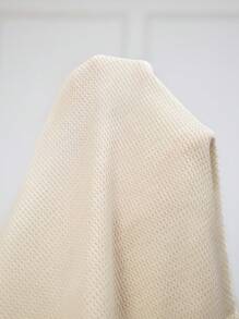 SHEIN LUNE Camiseta de talla grande de color albaricoque con cuello en V para uso casual en primavera/verano