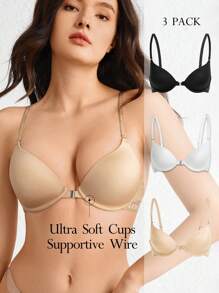 Ocili Sutiã Feminino Com Fechamento Frontal