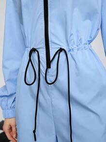 SHEINNeu Women Drawstring Casual Daily Wear Spring Summer Jumpsuit