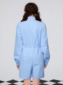 SHEINNeu Women Drawstring Casual Daily Wear Spring Summer Jumpsuit