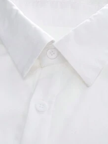 Manfinity Homme Men's Short Sleeve Color Block Collared Shirt And Shorts Set, Going Out
