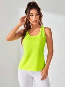 SHEIN Core Rhythm 3 pezzi Canotte sportive aderenti a collo rotondo