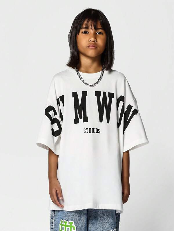 SUMWON Tween Girl Oversized Fit With Print