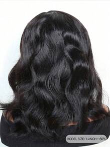 Human Hair Wigs 13x1 Body Wave T Part Lace Wigs Real Human Hair Lace Frontal Wigs With Front Baby Hair For Women Natural Black Color Pre Plucked Natural Hairline Unprocessed Raw Human Hair Wig