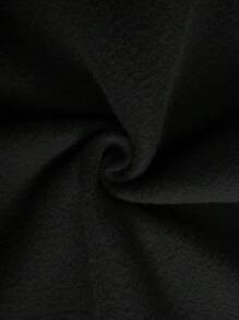 Manfinity Dauomo Men's Spider Printed Hoodie, Fall/Winter, Long Sleeve Top - Black - View 7