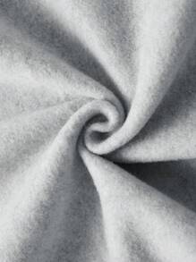 INAWLY 休闲长袖圆领卫衣，印有英文字母，长袖上衣，适合毕业季、返校季、教师节等场合，女士返校套头衫，秋季卫衣 - 淺灰色 - 查看 3