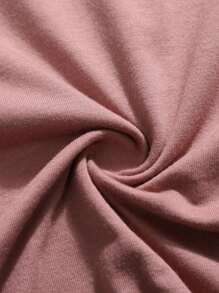 Manfinity Homme 男士時尚印花短袖寬鬆T恤 - 粉色 - 查看 4