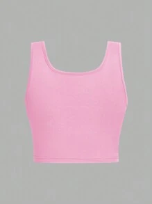 SHEIN EZwear 3 件套黑色、白色、灰色短款休闲修身女式无袖背心，适合夏季 - 彩色 - 查看 11