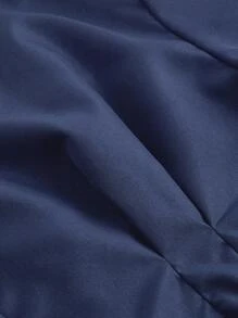 Aveloria Modichic 女士纯色简约百搭长袖衬衫 女士秋季服装 - 藏蓝色 - 查看 4