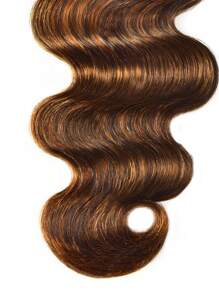 FB30 Highlight Human Hair Brazilian Hair Weave Bundles 1 Bundle Body Wave 100% Human Hair Bundles - SNATURAL/30 - View 6