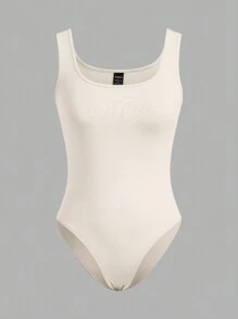 SHEIN EZwear 3 件套休闲圆领罗纹背心紧身连衣裤女式夏季