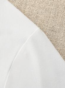 SHEIN LUNE Women Summer Wedding Season Letter Printed Short Sleeve T-Shirt Bride EST2024 - White - View 3