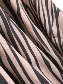 FRIFUL Vestido largo casual y suelto con tirantes de estampado de cebra para uso diario de verano para damas