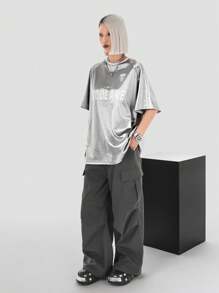 Coolane 休闲宽松字母印花短袖T恤