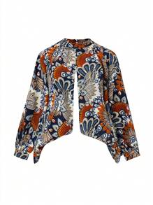 Plus Size Women Fashionable Loose Top And Shorts Two-Piece Set