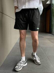 DAZY Men's Simple Solid Color Loose Casual Shorts Summer