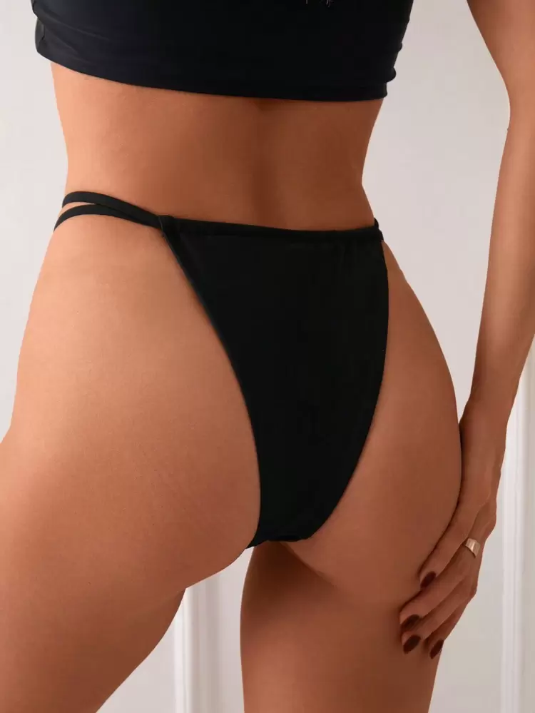 Women Waist Strap Bikini Three-Legged Pants Summer