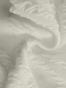 EgrlEra 夏季純色扭結設計不對稱下擺抹胸上衣