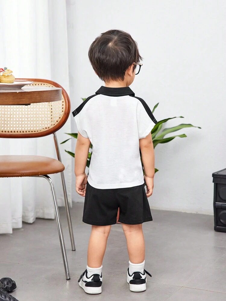 Baby Boy Spring/Summer Casual Streetwear Sports T-Shirt And Shorts Set