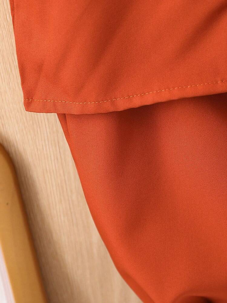 Baby Boy Summer Solid Color Vest With Fake Pocket, Round Neck Short Sleeve T-Shirt And Shorts Casual Outfits