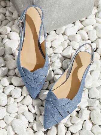 2025 Autumn Silver Flat Party Shoes, Random Upper Pattern