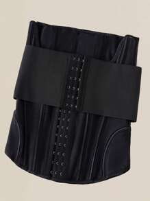 1 قطعة مدرب الخصر ملابس داخلية تشكيل الجسم للنساء أسفل البطن شريط تنحيف البطن شريط تحكم في البطن حزام كولومبيا شريط تحكم في البطن شكل الجسم - الأسود - مشاهدة 3