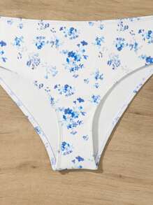 Teen Girl Fashionable Printed Bikini Swimwear Set, Random Print - Multicolor - View 4