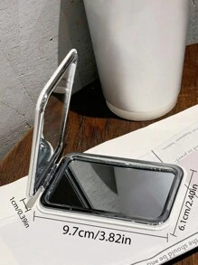 卡通兔紋翻轉式雙面鏡 - 彩色 - 查看 3