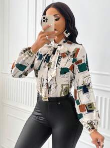 SOLERSUN 这款杏色衬衫光泽亮丽，优雅大方，适合女士通勤、休闲商务场合穿着，长袖设计，是秋冬季感恩节、返校季和教师节的理想之选。 - 彩色 - 查看 4