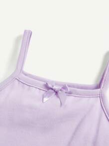 Cozy Pixies Baby Girl Bowknot Decorated Tank Tops Set (3pcs)