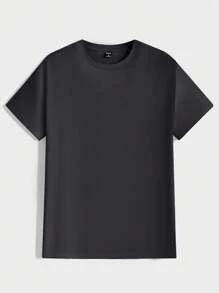 EURMUSE Men's Summer Sporty Casual Round Neck Short Sleeve T-Shirt - Multicolor - View 5