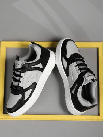 2025 Nya Herrsportskor, Moderiktiga Och Snygga Herrskor, Herrskor Med Snörning, Skateboardskor, Herrsportskor, Personliga Herrskor I Streetstil