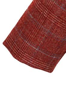 Young Boy 2pcs Performance Formal Suit, Wedding Ring Bearer, Phong cách quý ông Anh, Mùa hè/Mùa thu - Màu Đỏ Sâu - Xem 4