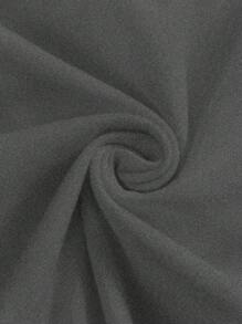 INAWLY 女士时尚美国国旗元素印花短袖 T 恤图案 T 恤女式上衣 - 深灰色 - 查看 3