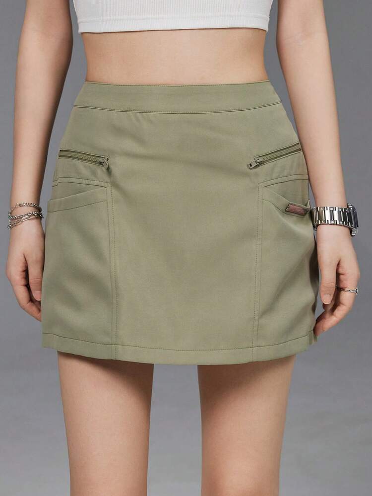 Street Style Women Y2K Slim Fit Mini Skirt For Summer