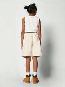 SUMWON Bermudă Cargo, unisex, pentru copii, cu închidere Hiker