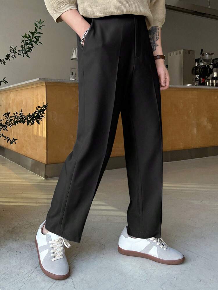 Men Fashionable Summer Simple And Versatile Casual Suit Dress Pants