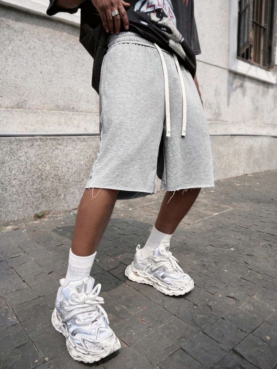 PAVTROS Men's Floral Jacquard Drawstring Waist Pocket Casual Shorts Men's Shorts For Men, Men's Summer, Hip-Hop Street, Boy Friend Gifts, Streetwear Men