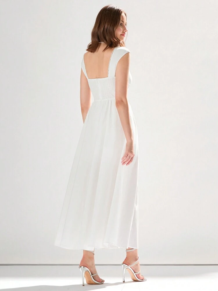 Summer Romantic Party White Long Dress