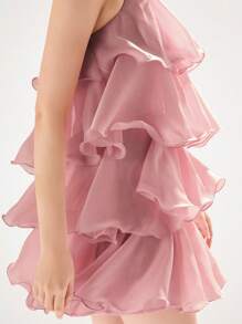 Enchnt 夏季浪漫度假款露肩傘形連身裙