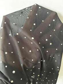 SHEIN Swim Solid Color Fashionable See-Through Tight Leg Cover Shorts For Summer - Black - View 7