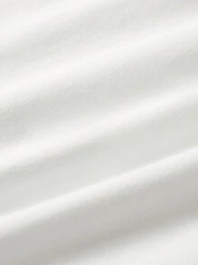 Cozy Pixies Bộ đồ liền thân 3 món cổ tròn không tay dệt kim mềm mại, thoải mái, thân thiện với da cho bé trai - trắng - Xem 8