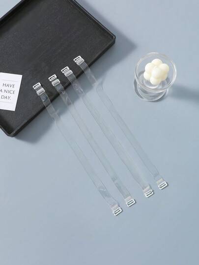 大尺碼可調透明無痕胸帶（2對）