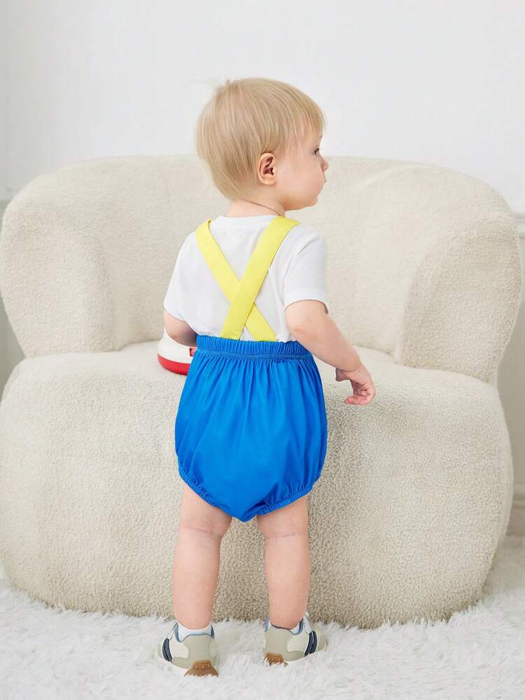 Cute Baby Boys' Overall Bodysuit