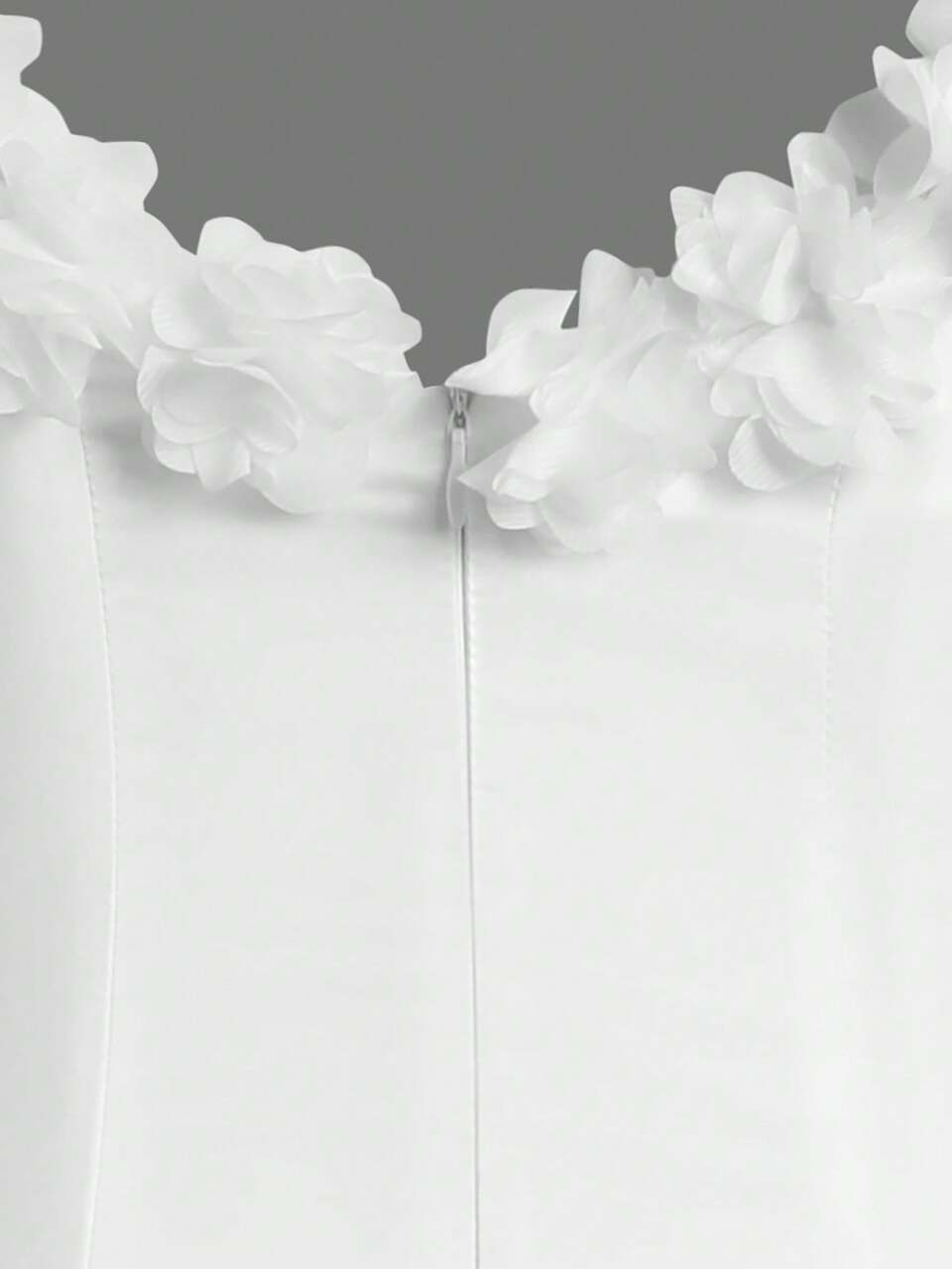 Women White Hollow Out Long Tank Dress For Family Matching Outfits (2 Pieces Sold Separately)