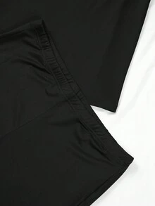 New Summer Fashion Milan Letter Print Women Casual Simple Round Neck T-Shirt And Shorts 2pcs Outfit - Multicolor - View 4