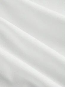 SHEIN MOD Women's Summer Casual White Strap Adjustable Dress,Bubble Dress, Women's Milkmaid Dress,White Summer Dress,Short Dress Back To School Clothes,Bridgerton Style Dress, Back To School Clothes Bridal Shower Dress - White - View 4